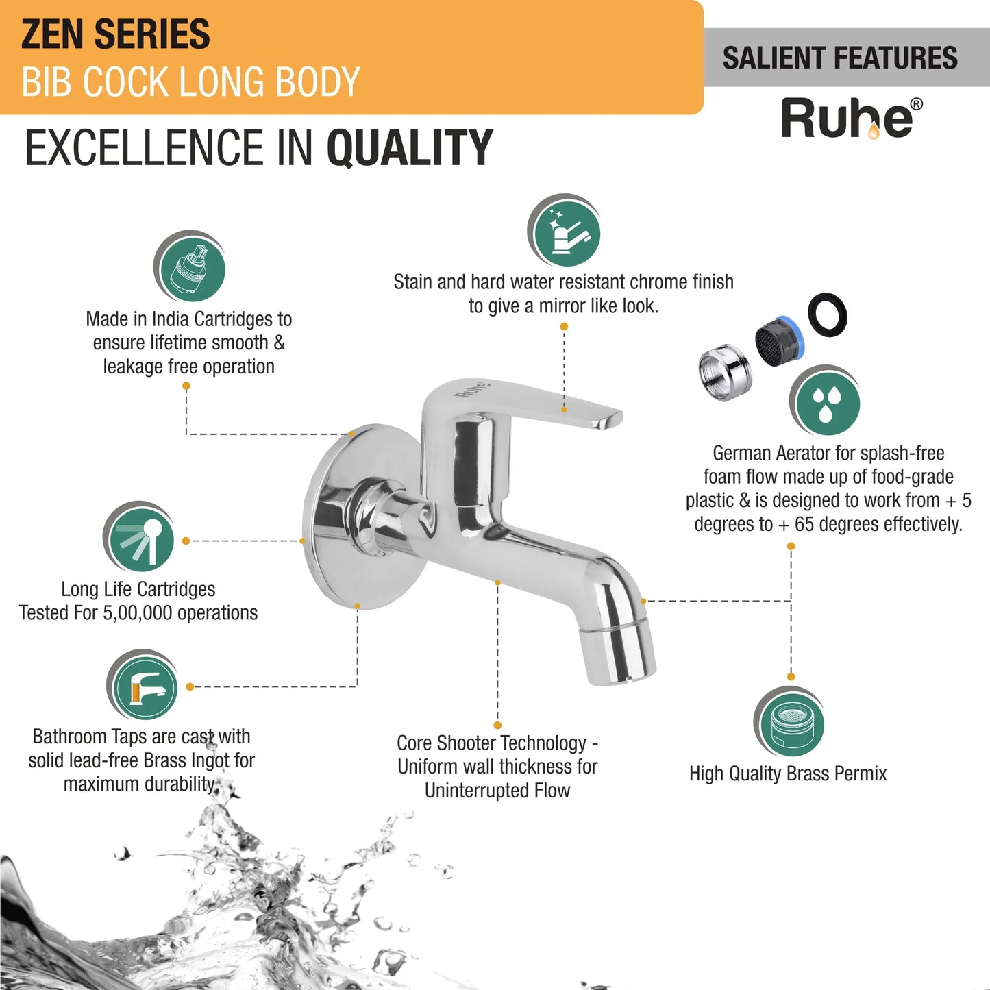 Zen Long Body Bib Tap Bib Tap