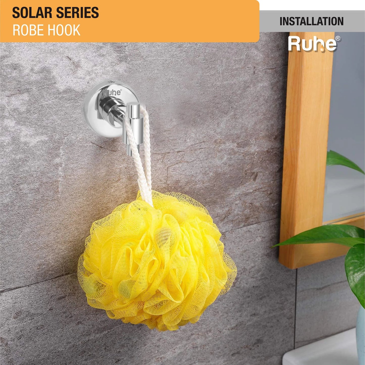 Solar Stainless Steel Robe Hook 4