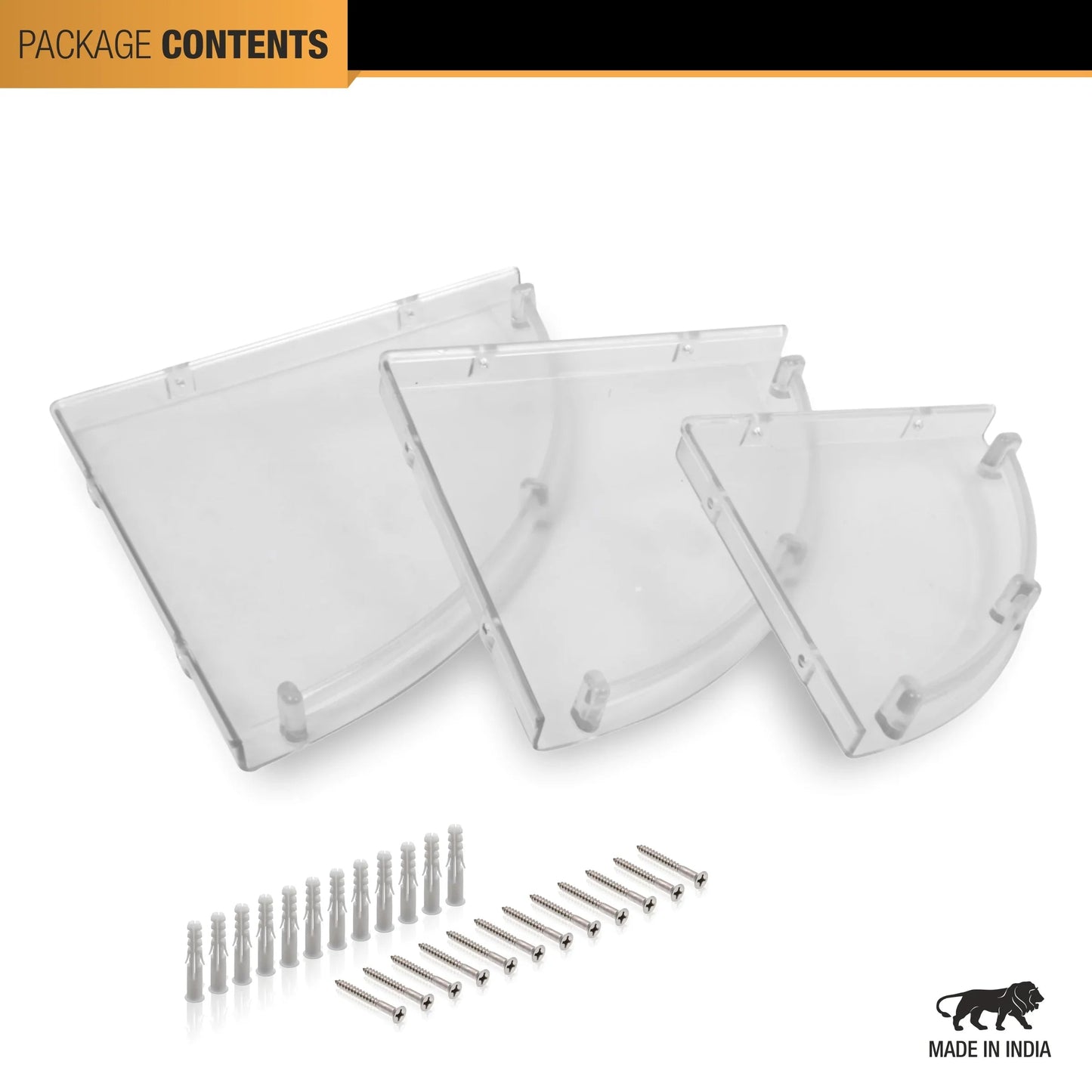 Round ABS Corner Shelf Tray 5
