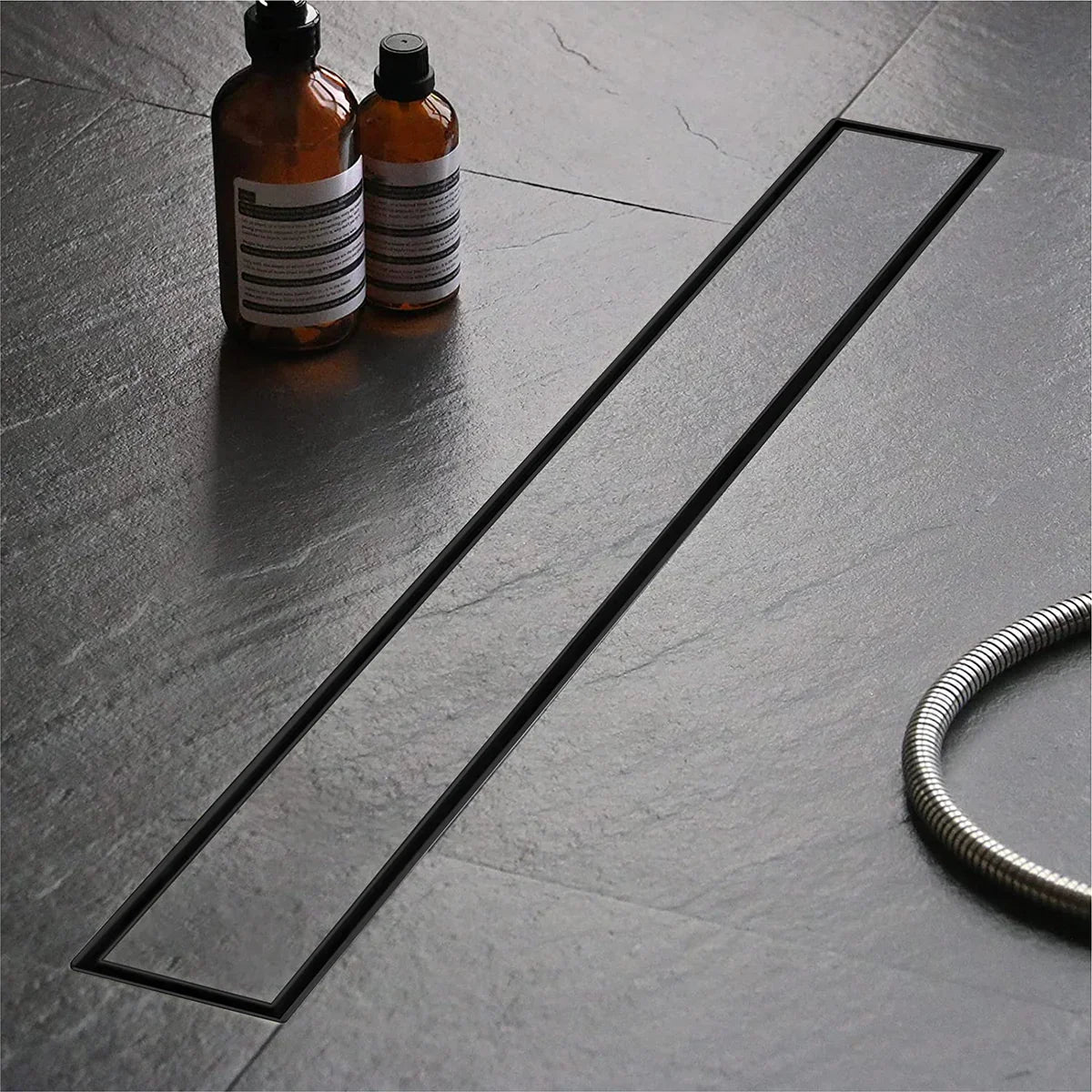 Tile-Insert Shower Drain Channel Coloured (4 Inches)