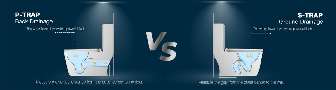 P-Trap vs S-Trap Toilets