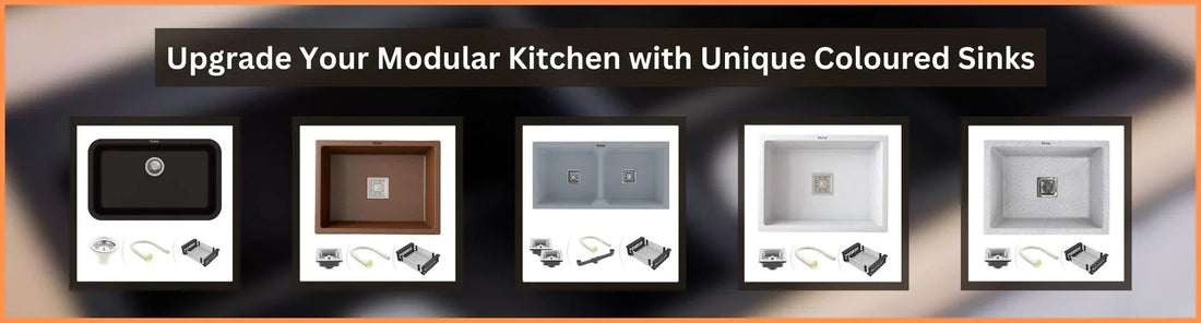 Upgrade Your Modular Kitchen with Unique Coloured Sinks