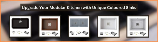 Upgrade Your Modular Kitchen with Unique Coloured Sinks