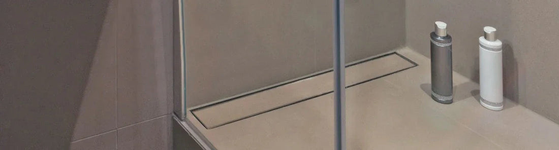 Invisible Floor Drain for Shower Areas