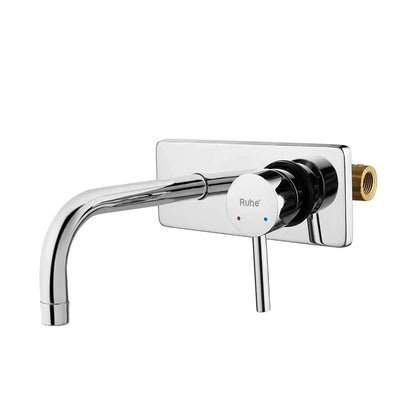 Kara Single Lever Wall-mount Wash Basin Mixer Tap (Complete Set) - by Ruhe