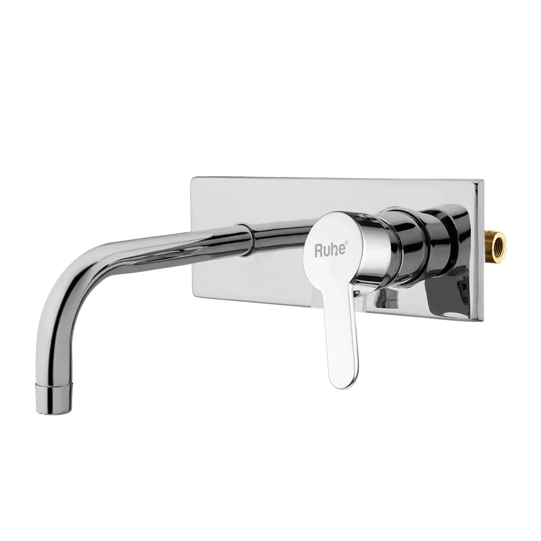 Pavo Single Lever Wall-mount Wash Basin Mixer Tap (Complete Set) - by Ruhe