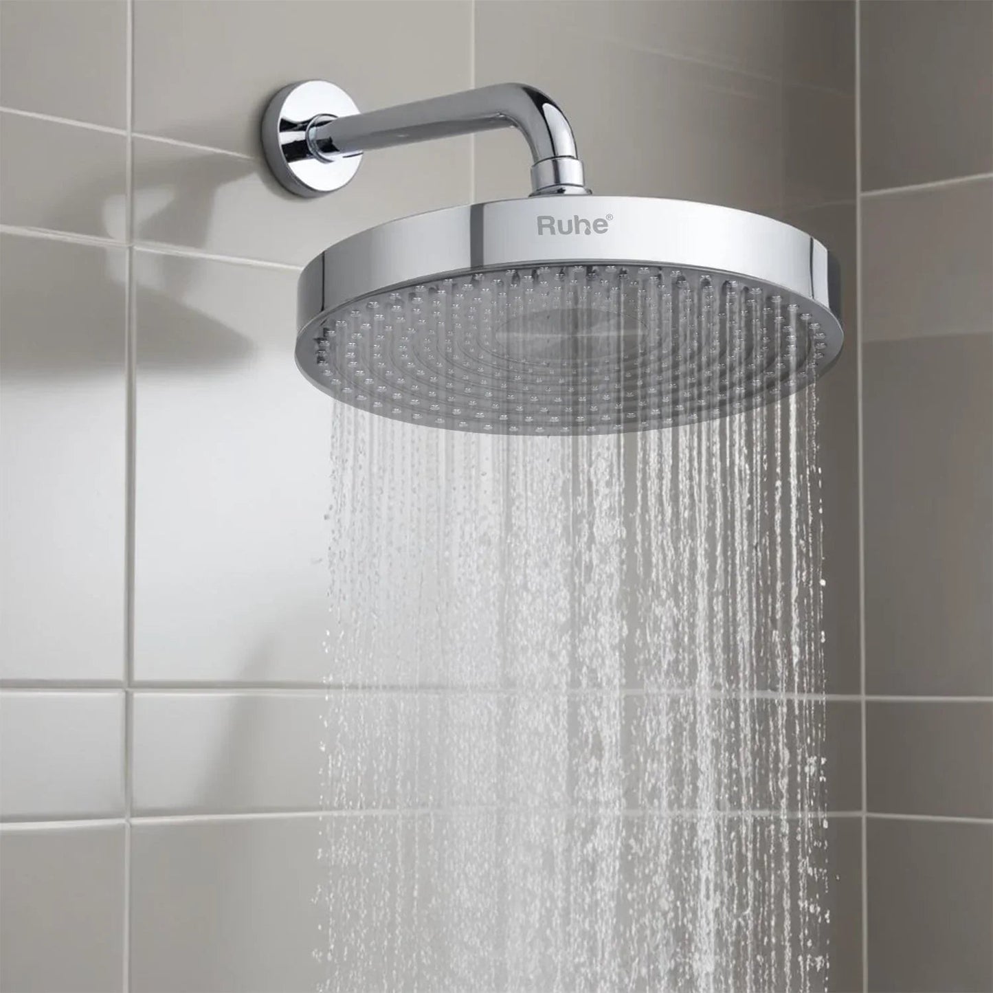 Helios ABS Overhead Shower (12 Inches)