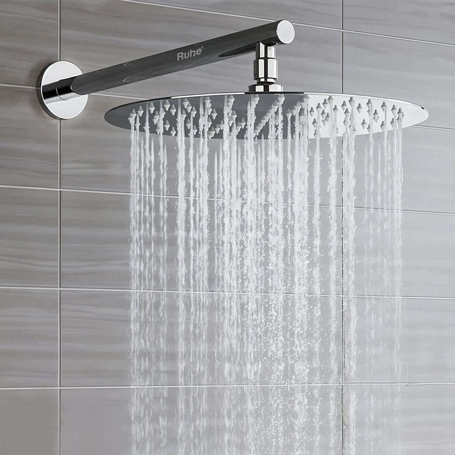 Ultra Sleek 304-grade SS Overhead Shower (Round) (8 Inches)