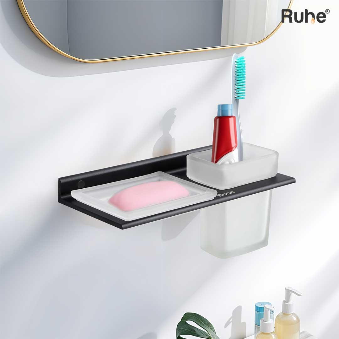 Ember Soap Dish and Tumbler Holder