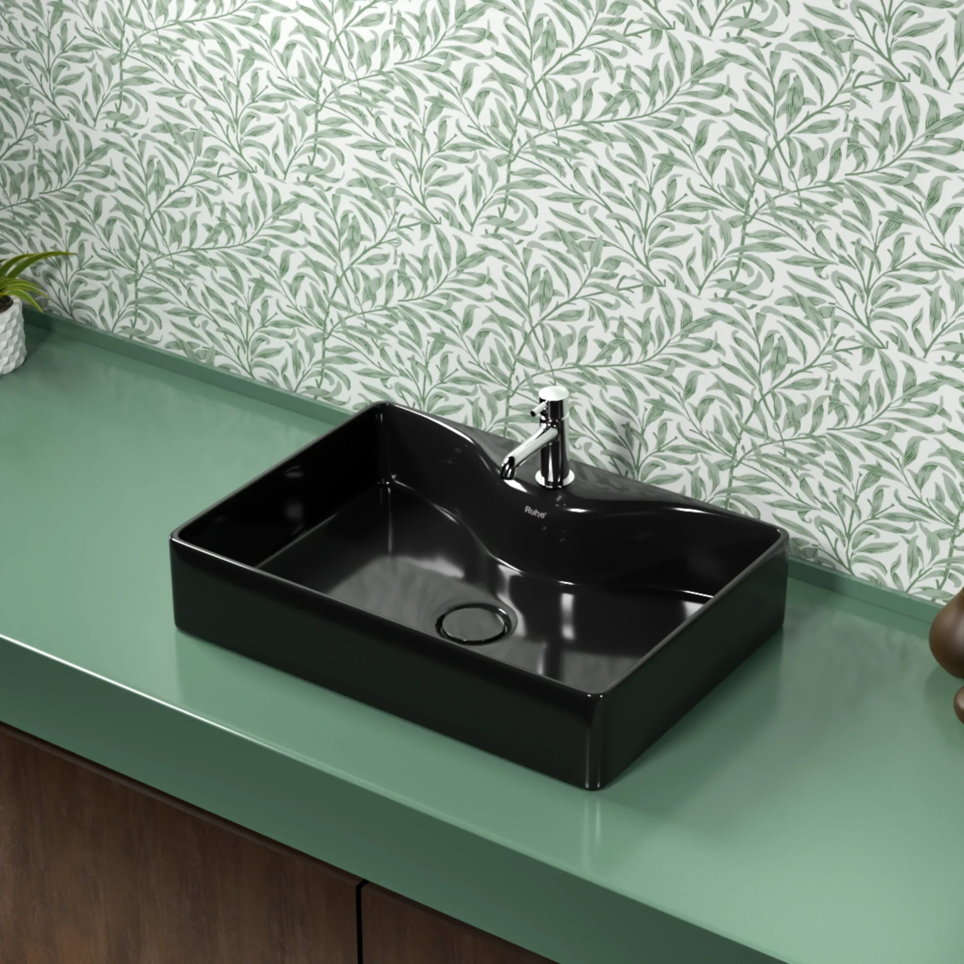 Swift Table-Top Wash Basin Black