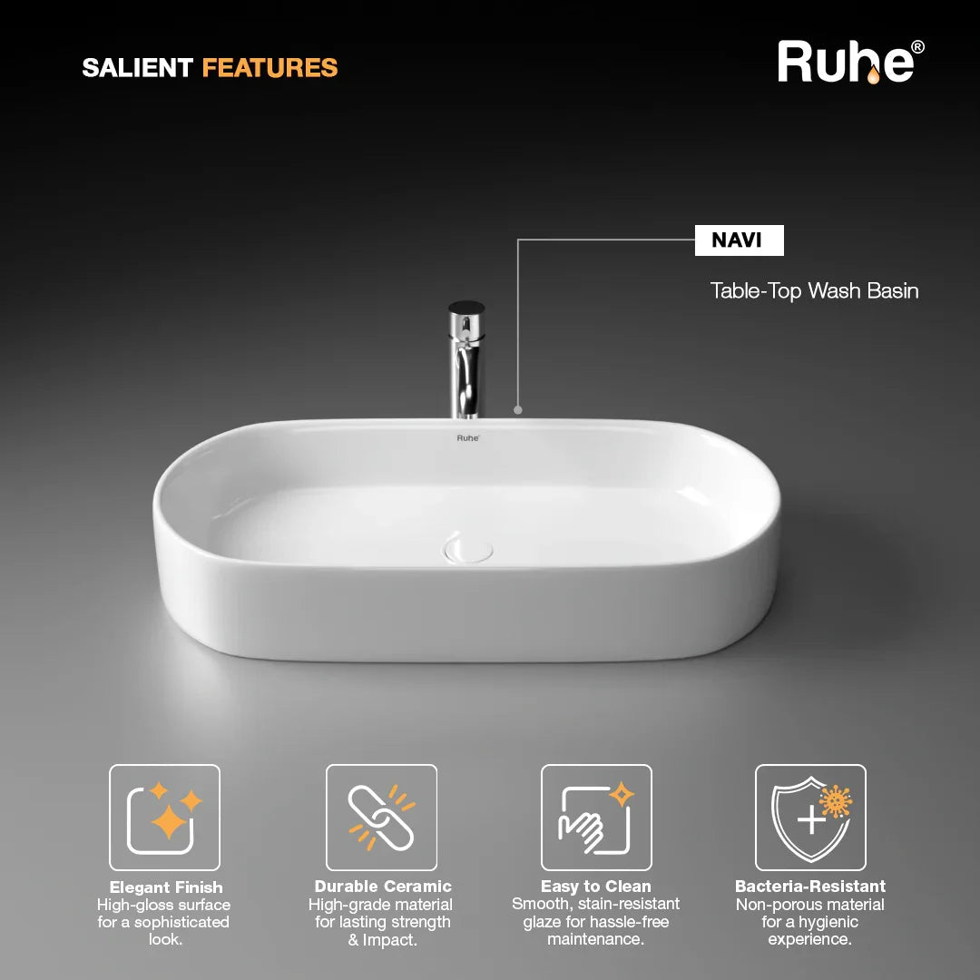 Navi Table-Top Wash Basin (Features)