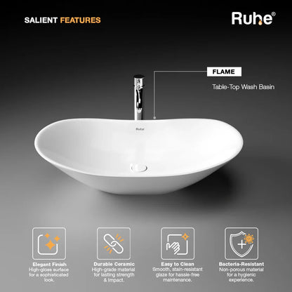 Flame Table Top Wash Basin (Features)