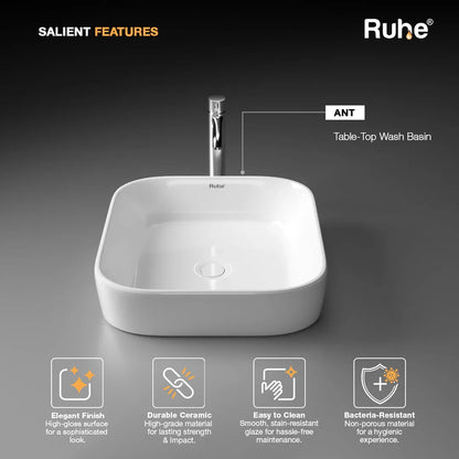 Ant Table-Top Wash Basin (Features)