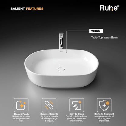 Virgo Table-Top Wash Basin (Features)