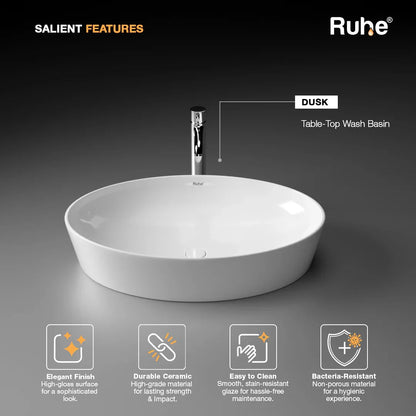 Dusk Table Top Wash Basin (Features)