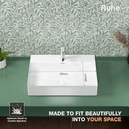 Crux Table Top Wash Basin (depth)