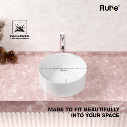 Zosma Table-Top Wash Basin (depth)
