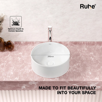 Diya Table-Top Wash Basin (depth)