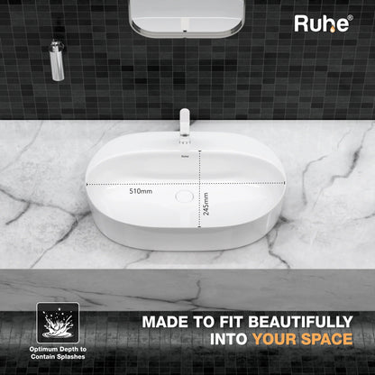 Fury Table Top Wash Basin (depth)