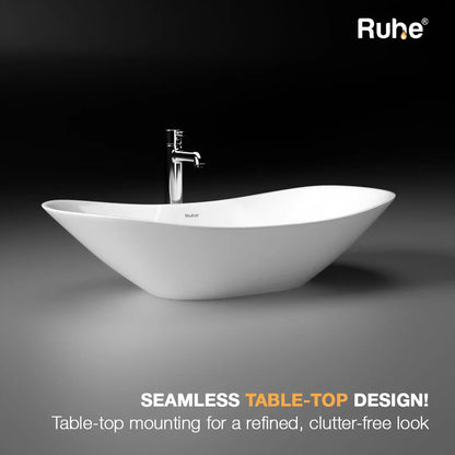 Flame Table Top Wash Basin (Clutter free look)