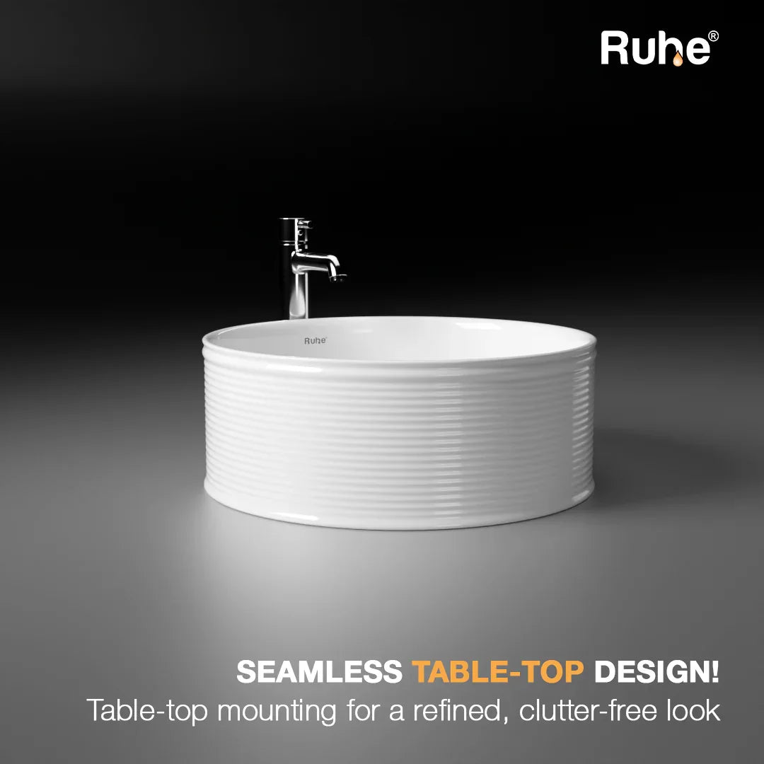 Diya Table-Top Wash Basin (Clutter free look)