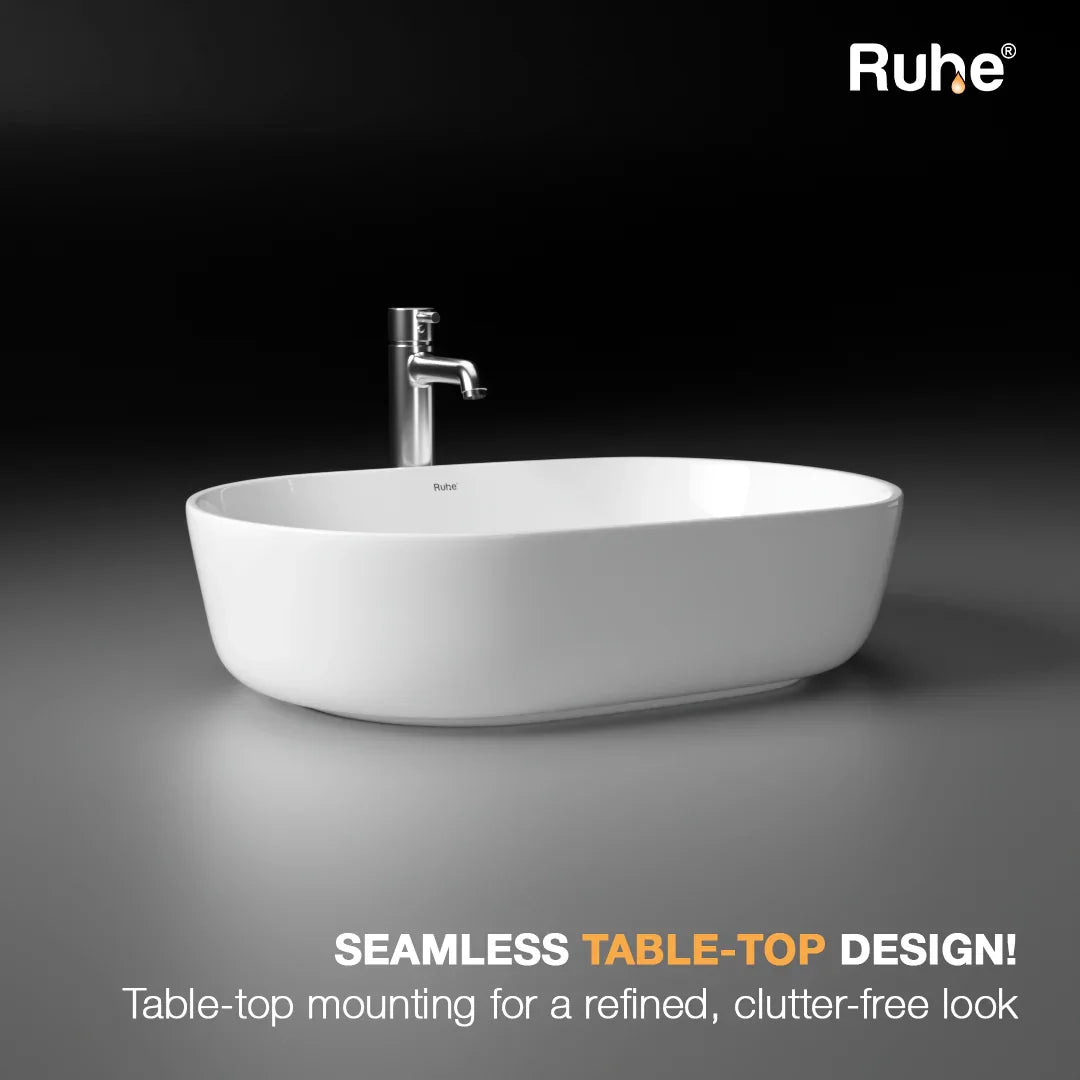 Virgo Table-Top Wash Basin (Clutter free look)