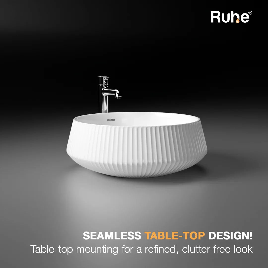 Castor Table-Top Wash Basin