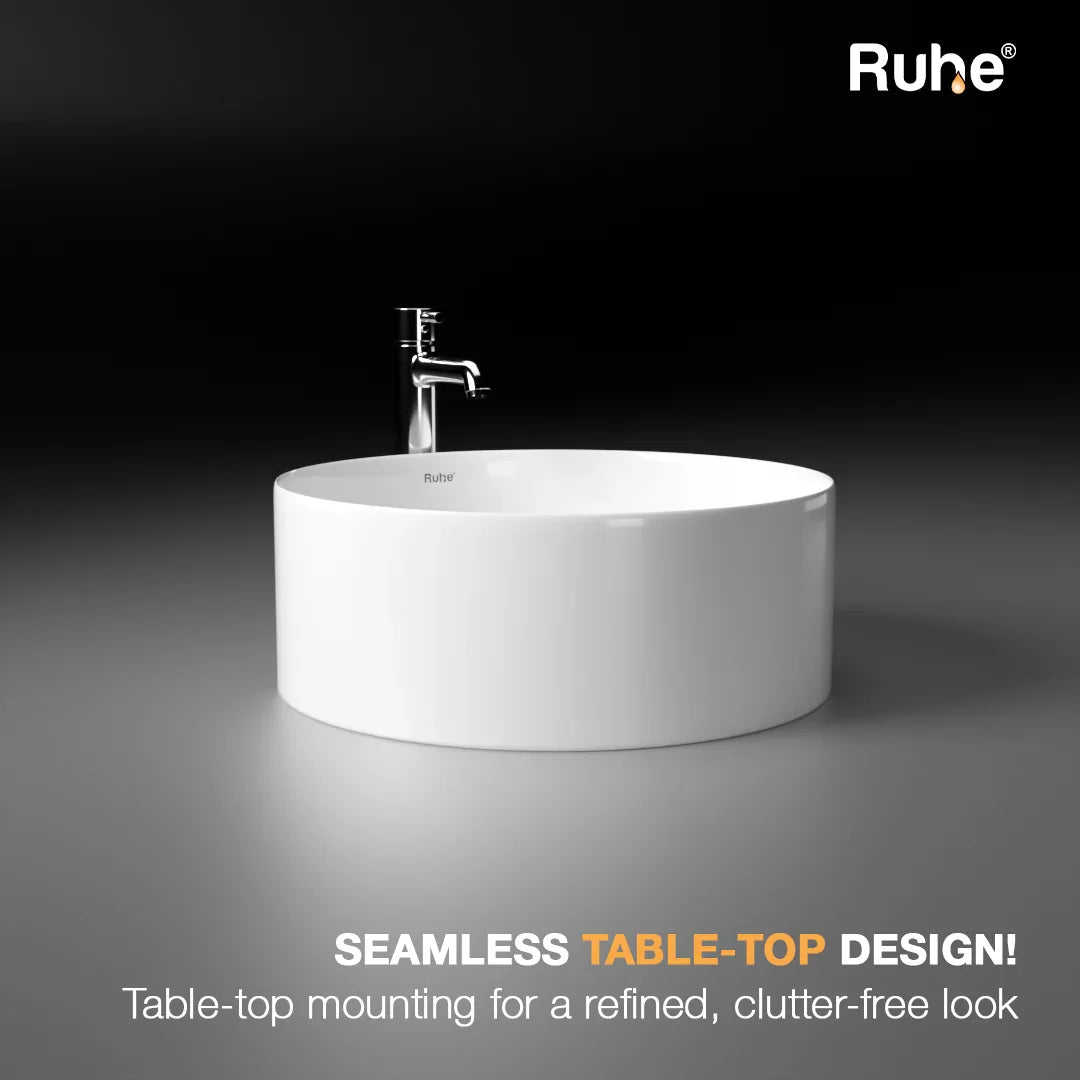 Zosma Table-Top Wash Basin (Clutter free look)