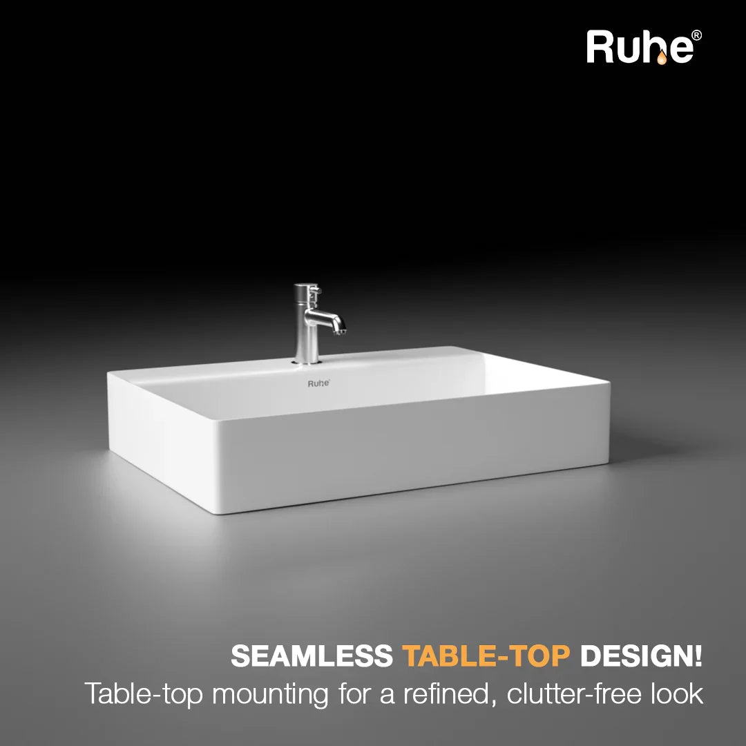 Crux Table Top Wash Basin (Clutter free look)