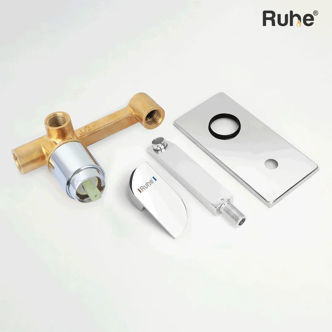 Pristine Single Lever Wall-mount Wash Basin Mixer Tap (Complete Set) - by Ruhe