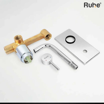 Kara Single Lever Wall-mount Wash Basin Mixer Tap (Complete Set) - by Ruhe