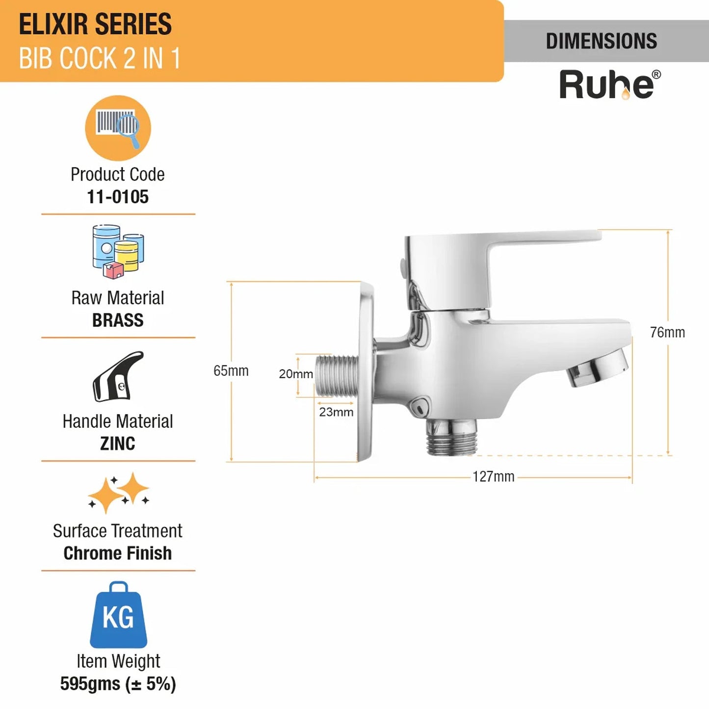 Elixir Two Way Bib Tap