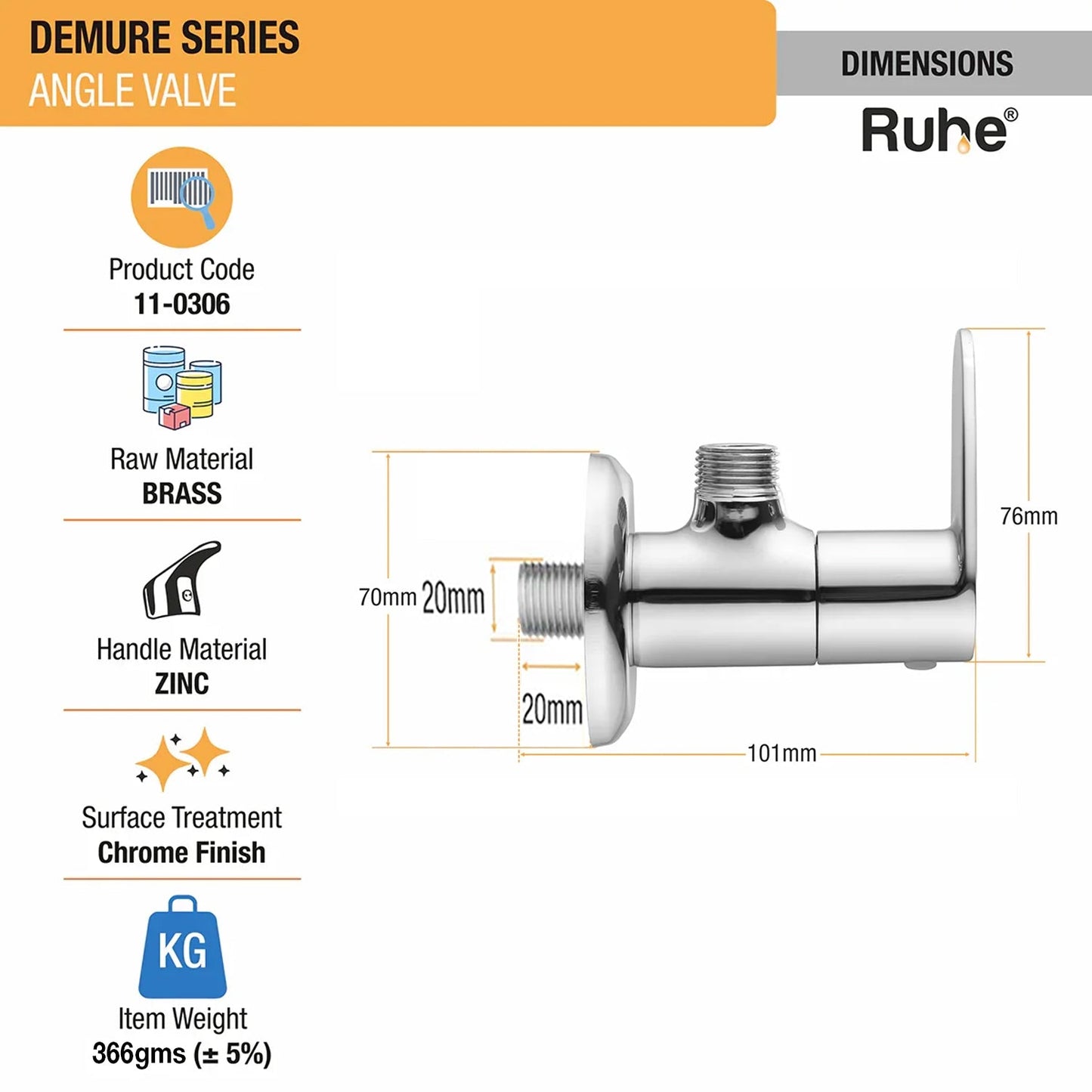 Demure Angle Valve
