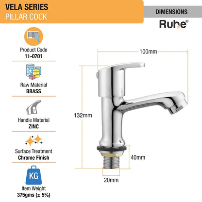 Elixir Wash Basin Pillar Tap
