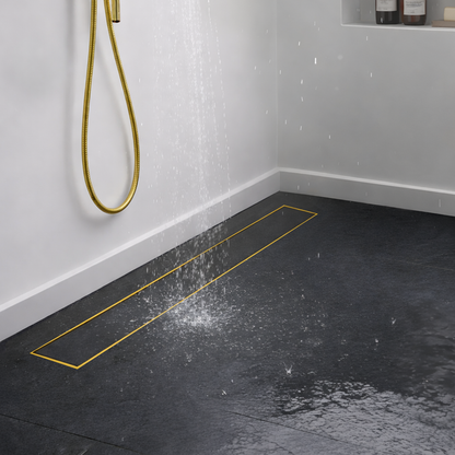 Tile-Insert Shower Drain Channel Coloured (4 Inches)