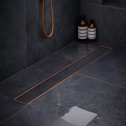 Tile-Insert Shower Drain Channel (4 Inches)