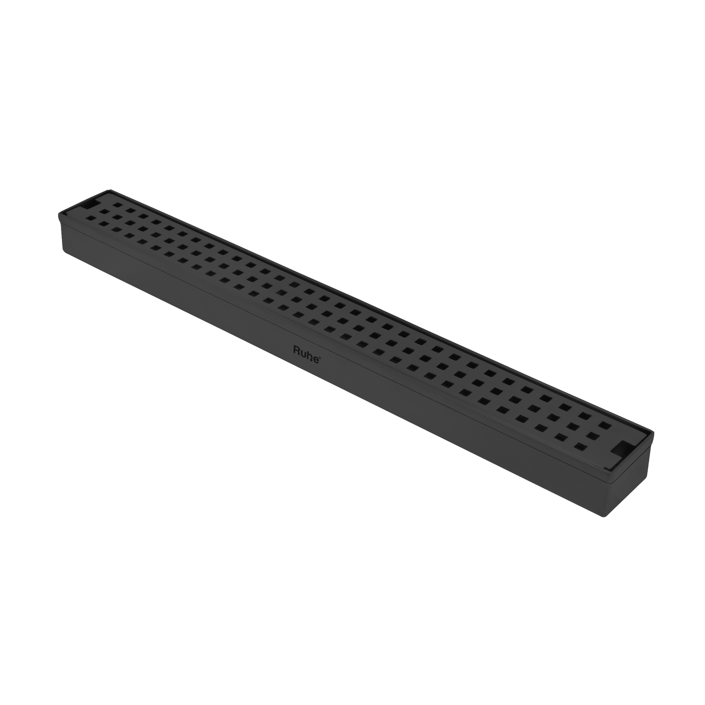 Palo Shower Drain Channel Black (2 Inches)