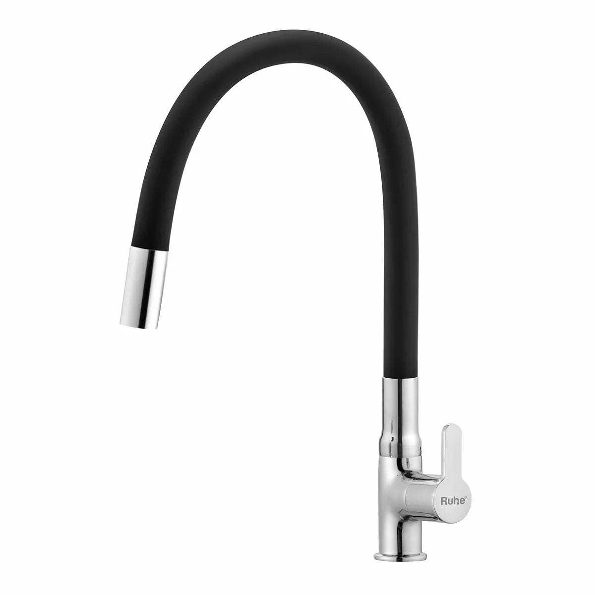 Pavo Deck Mount Kitchen Sink Tap with Coloured Flexible Silicone Spout