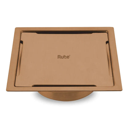 Diamond Square Flat Cut Floor Drain