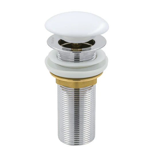 White Ceramic Pop-up Waste Coupling (5 Inches) - by Ruhe