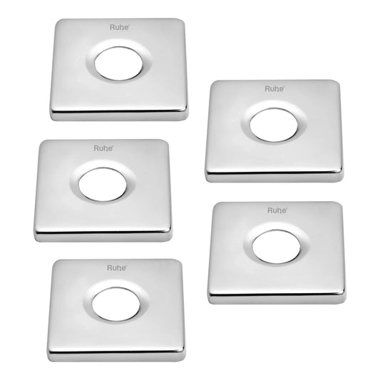 Square Flange (Chrome Plated) (Pack of 5)