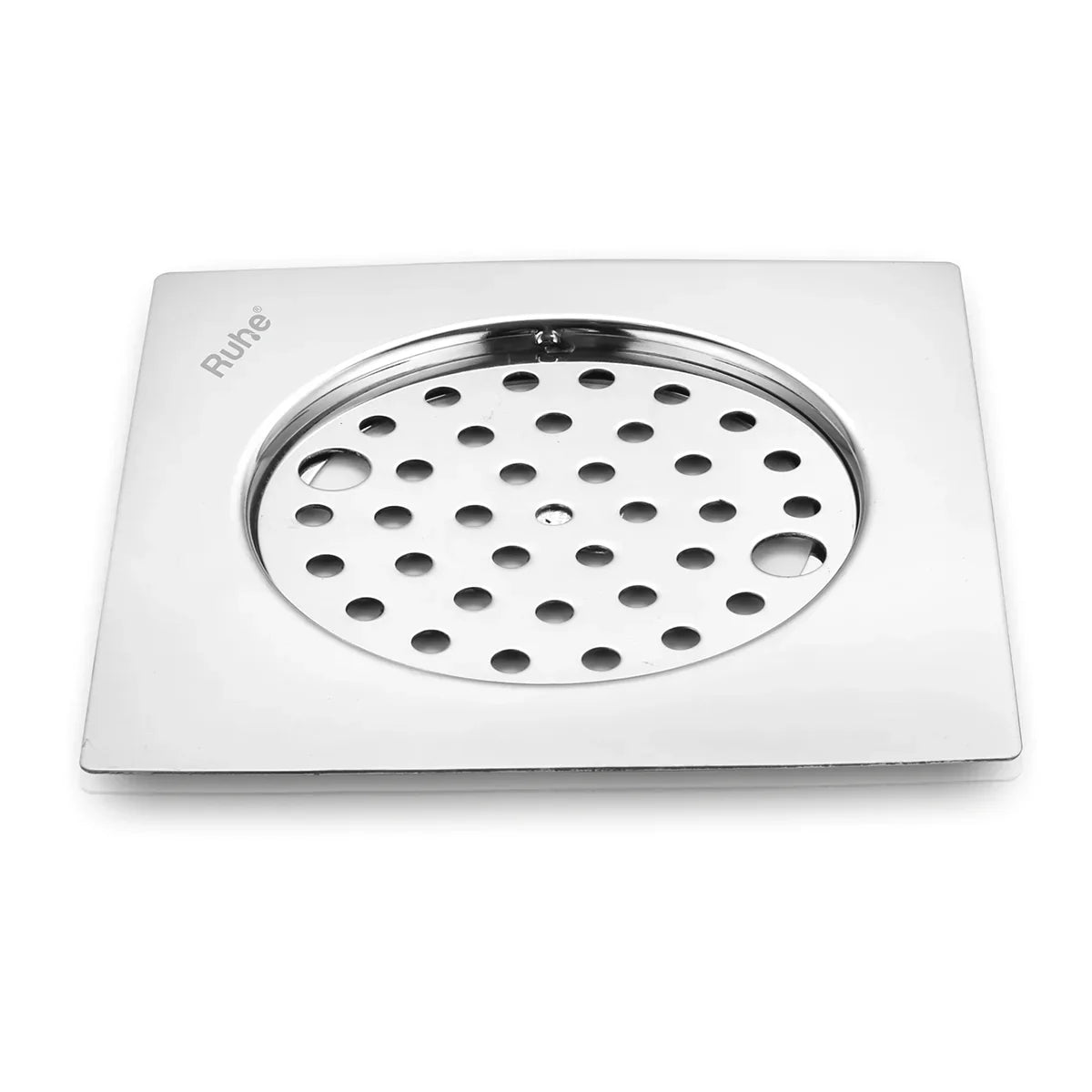 Plain Neon Square Flat Cut Floor Drain (5 x 5 inches) with Lock