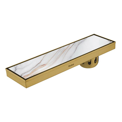 Tile-Insert Shower Drain Channel Coloured (5 Inches)