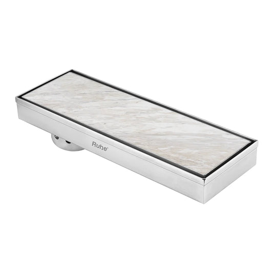 Tile-Insert Shower Drain Channel (4 Inches)
