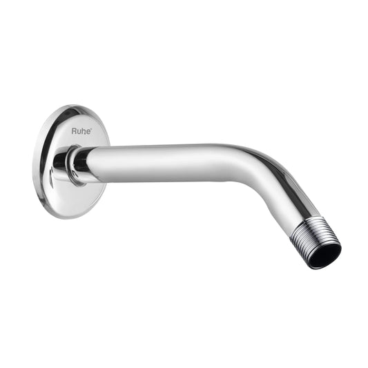 Round Half Bend Shower Arm (12 Inches) with Flange
