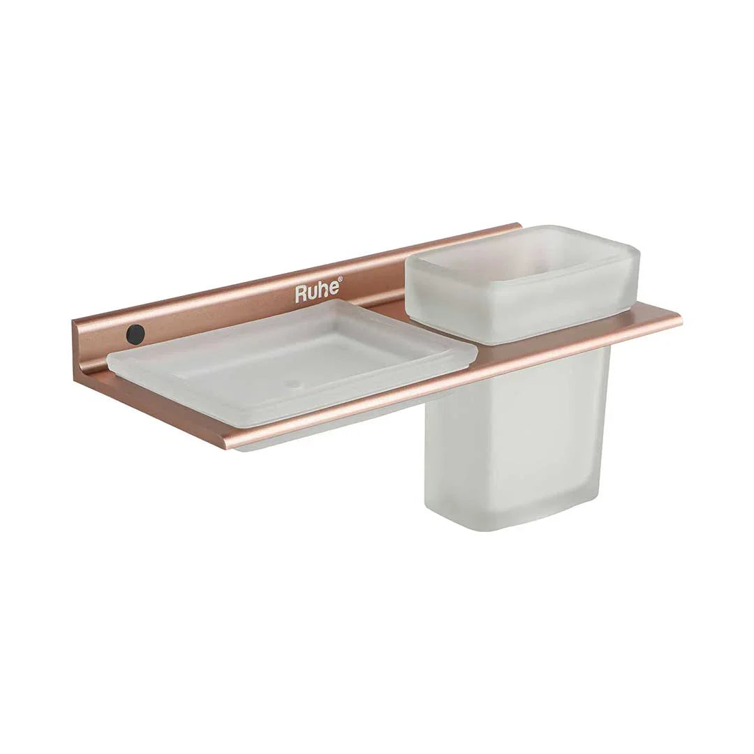 Ember Soap Dish and Tumbler Holder