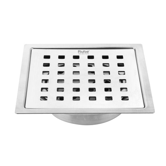 Pearl Square Flat Cut Floor Drain