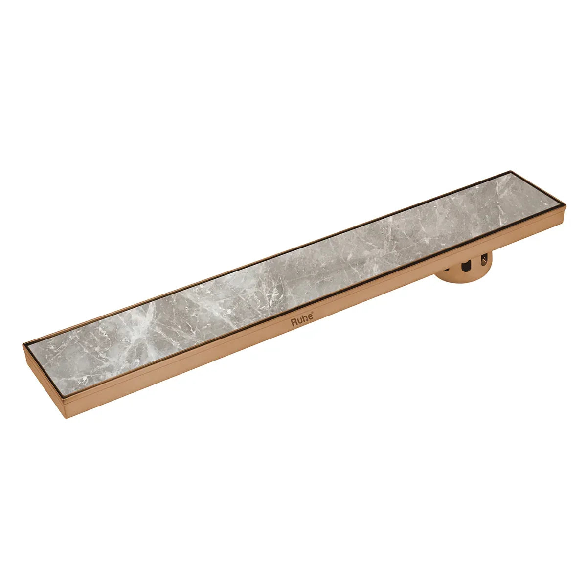 Marble-Insert Shower Drain Channel Coloured (5 inches)