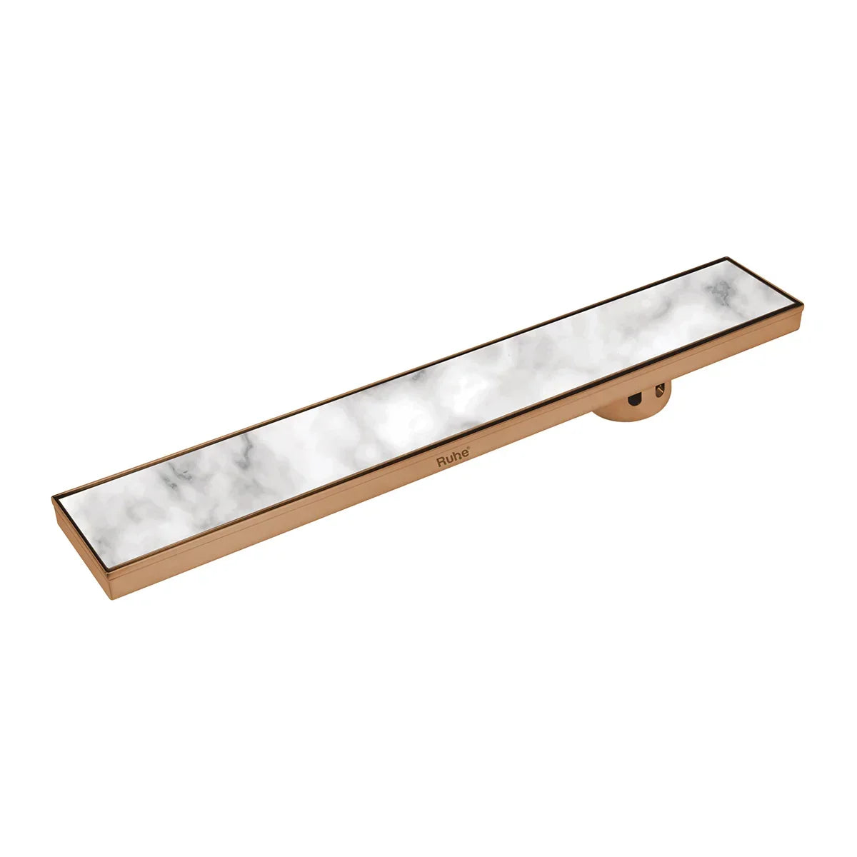 Marble-Insert Shower Drain Channel Coloured (4 Inches)