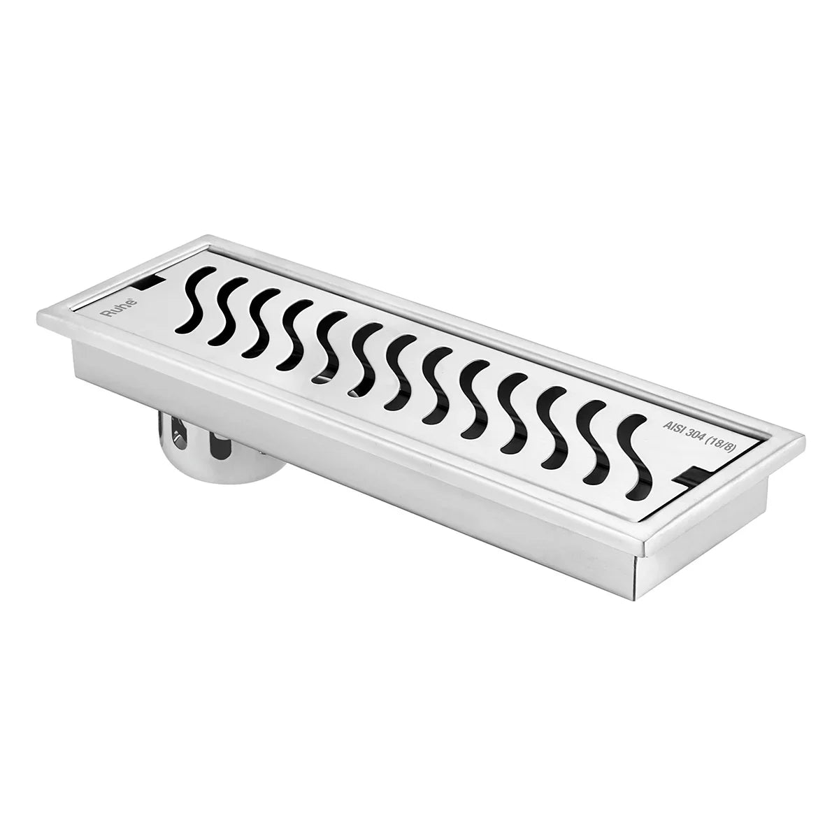 Wave Shower Drain Channel (5 Inches)